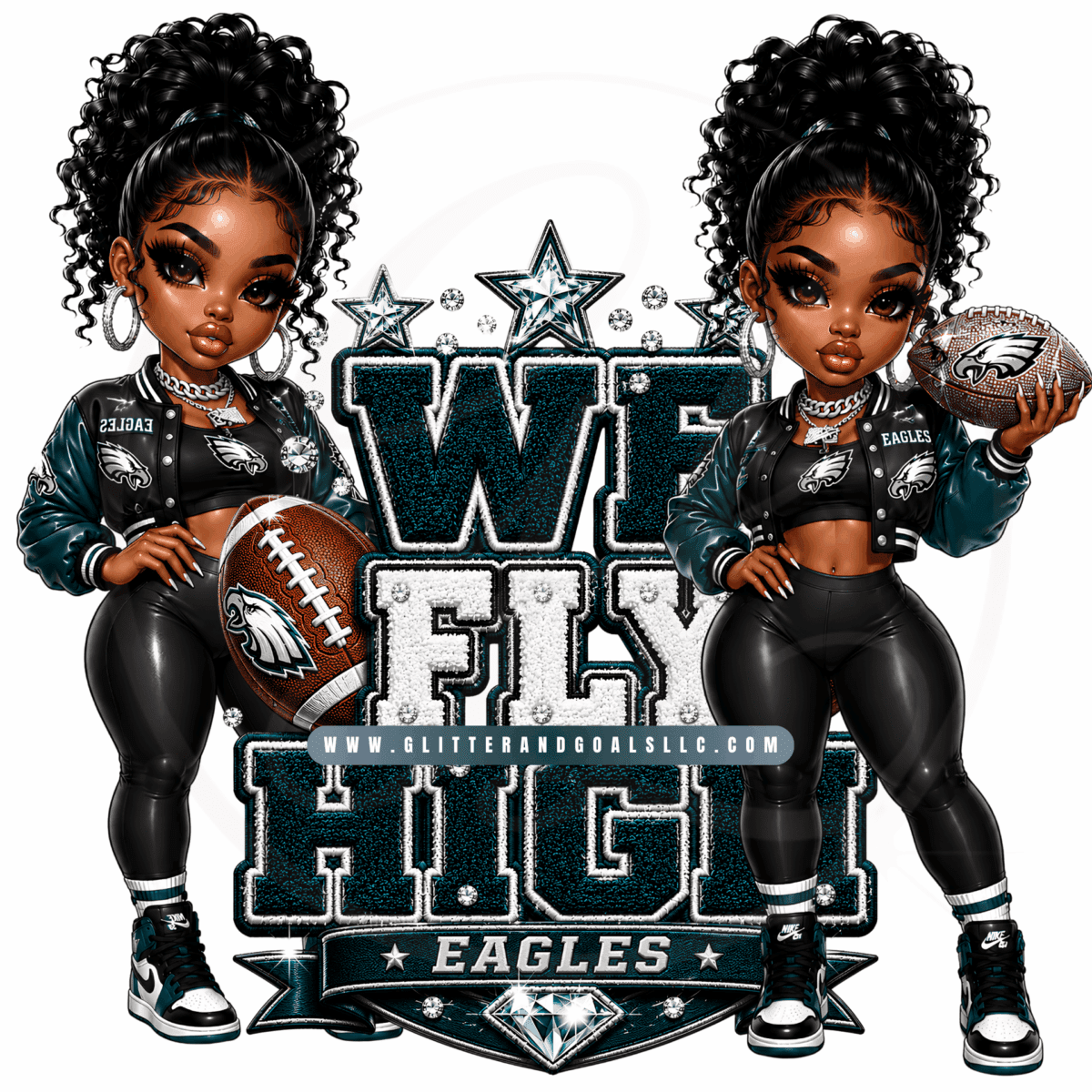We Fly High HD | Eagles Chibi PNG